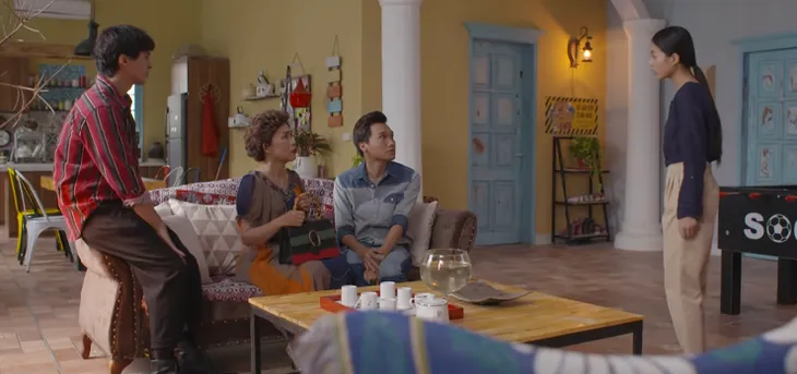Nhà trọ Balanha - Tập 4: Định lừa chủ nhà nhưng Bách (Xuân Nghị) dính ngay một pha tự vả cực mạnh - Ảnh 3. Nhà trọ Balanha - Tập 4: Định lừa chủ nhà nhưng Bách (Xuân Nghị) dính ngay một pha tự vả cực mạnh - Ảnh 3.