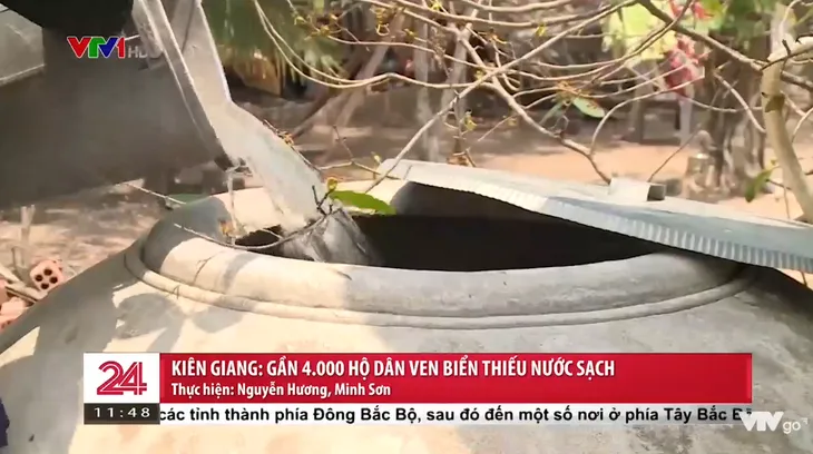 Gần 4.000 hộ dân ven biển Kiên Giang vẫn “khát” nước sạch - Ảnh 1. Gần 4.000 hộ dân ven biển Kiên Giang vẫn “khát” nước sạch - Ảnh 1.