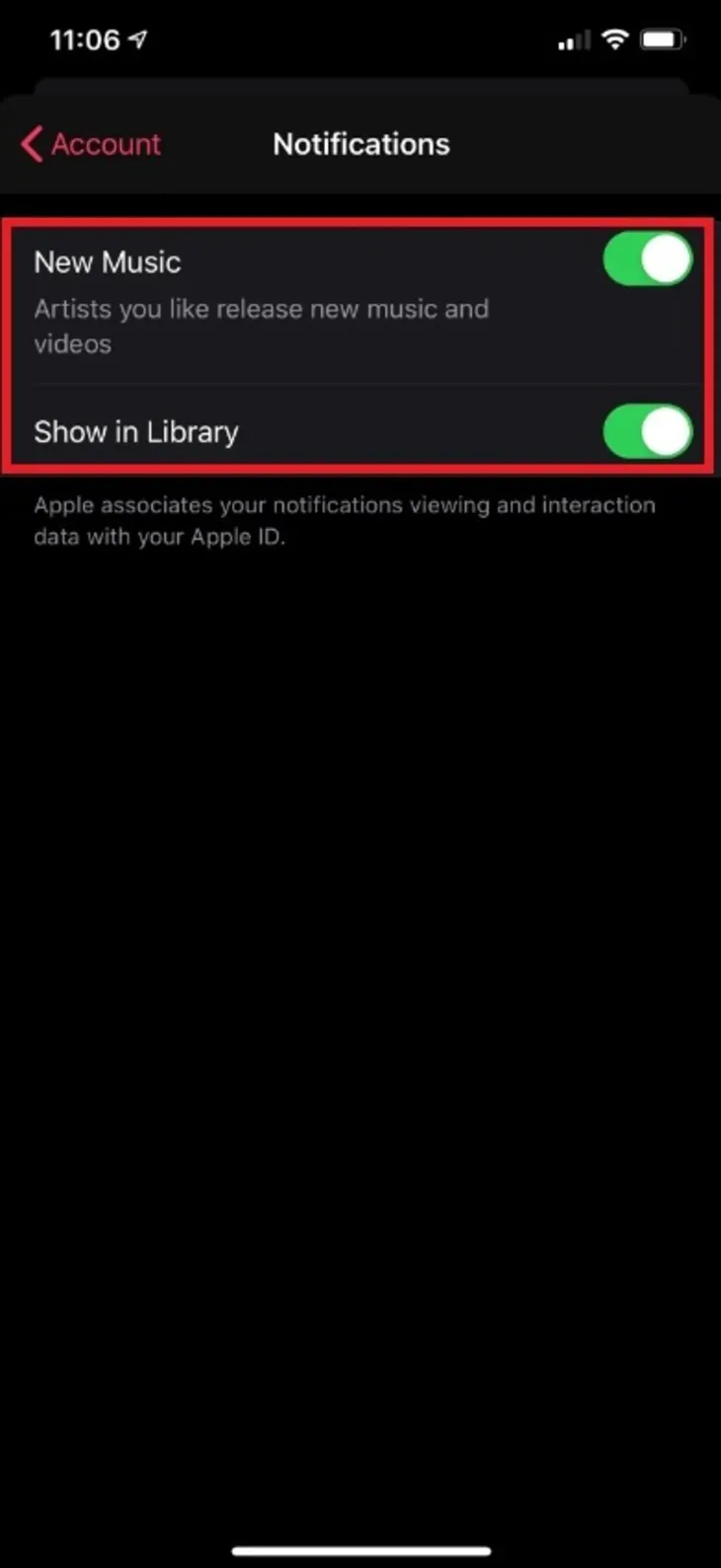 Apple Music cập nhật thông báo mới từ nghệ sĩ yêu thích - Ảnh 1. Apple Music cập nhật thông báo mới từ nghệ sĩ yêu thích - Ảnh 1.