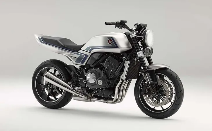 Tưởng nhớ mẫu xe huyền thoại CB900F, Honda ra mắt CB-F concept theo phong cách retro - Ảnh 1.