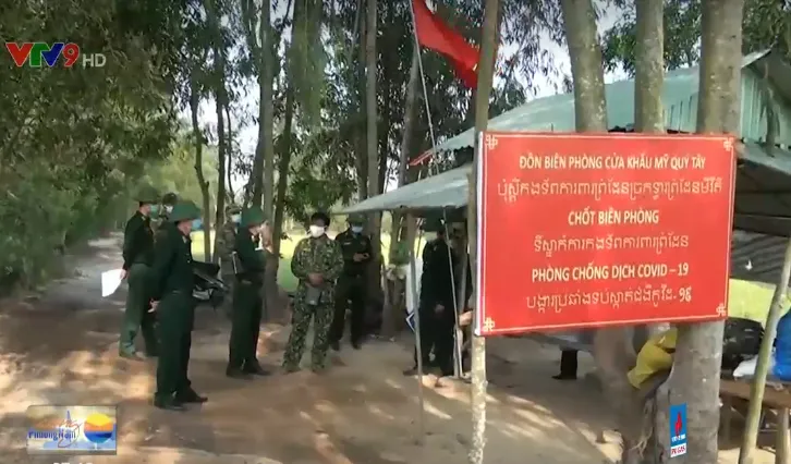 Kiểm tra công tác chốt chặn phòng dịch tuyến biến giới tại Long An - Ảnh 1. Kiểm tra công tác chốt chặn phòng dịch tuyến biến giới tại Long An - Ảnh 1.