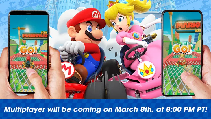 Mario Kart hỗ trợ chế độ nhiều người chơi theo thời gian thực trên iOS - Ảnh 1. Mario Kart hỗ trợ chế độ nhiều người chơi theo thời gian thực trên iOS - Ảnh 1.