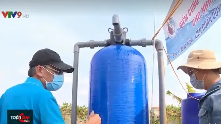 Thêm trạm cung cấp nước ngọt ở khu vực ĐBSCL - Ảnh 1. Thêm trạm cung cấp nước ngọt ở khu vực ĐBSCL - Ảnh 1.