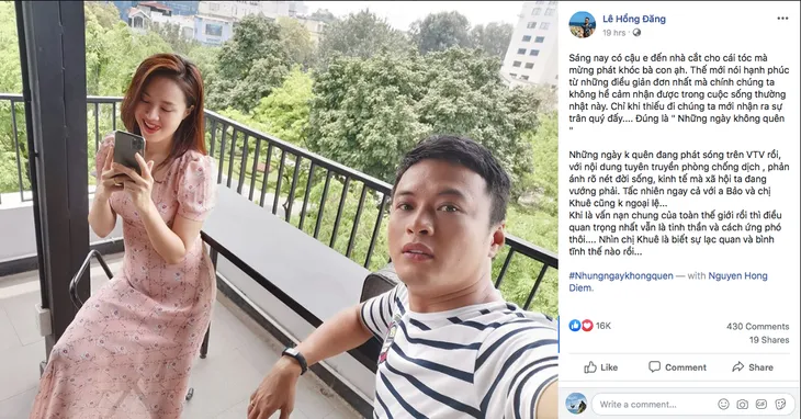 Hồng Đăng tiết lộ về những ngày không quên với Hồng Diễm - Ảnh 1. Hồng Đăng tiết lộ về những ngày không quên với Hồng Diễm - Ảnh 1.