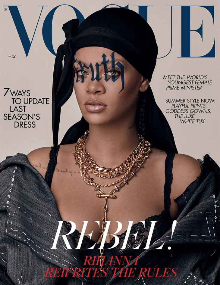 Rihanna xuất hiện đầy ấn tượng trên Vogue Anh - Ảnh 2. Rihanna xuất hiện đầy ấn tượng trên Vogue Anh - Ảnh 2.