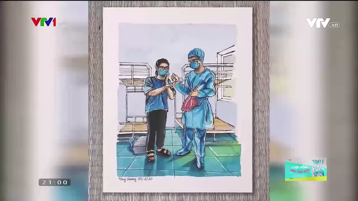 Du học sinh gây sốt với bộ tranh ký họa ở khu cách ly: Chúng tôi được đối xử như người thân trong gia đình - Ảnh 4.