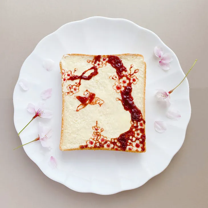 Độc đáo sáng tạo nghệ thuật từ bánh mì nướng - Ảnh 7. Độc đáo sáng tạo nghệ thuật từ bánh mì nướng - Ảnh 7.