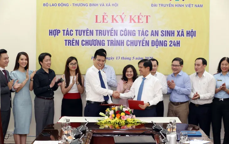Bộ LĐ-TB&XH và VTV Digital ký kết hợp tác tuyên truyền về an sinh xã hội - Ảnh 1. Bộ LĐ-TB&XH và VTV Digital ký kết hợp tác tuyên truyền về an sinh xã hội - Ảnh 1.