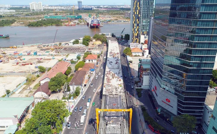 Cầu Thủ Thiêm 2 sẽ thông xe kỹ thuật vào cuối năm 2020 - Ảnh 2. Cầu Thủ Thiêm 2 sẽ thông xe kỹ thuật vào cuối năm 2020 - Ảnh 2.
