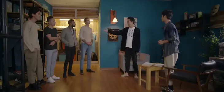 Nhà trọ Balanha - Tập 27: Nhờ hội đồng phiên dịch có tâm, Nhân cưa đổ gái Tây chỉ với 2 câu nói - Ảnh 4. Nhà trọ Balanha - Tập 27: Nhờ hội đồng phiên dịch có tâm, Nhân cưa đổ gái Tây chỉ với 2 câu nói - Ảnh 4.