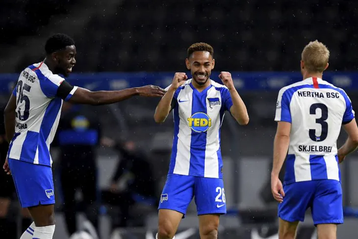Hertha Berlin 4-0 Union Berlin: Derby một chiều! (Vòng 27 giải VĐQG Đức Bundesliga) - Ảnh 1. Hertha Berlin 4-0 Union Berlin: Derby một chiều! (Vòng 27 giải VĐQG Đức Bundesliga) - Ảnh 1.