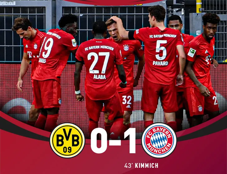 VIDEO Highlights: Dortmund 0-1 Bayern Munich (Vòng 28 giải VĐQG Đức Bundesliga) - Ảnh 1. VIDEO Highlights: Dortmund 0-1 Bayern Munich (Vòng 28 giải VĐQG Đức Bundesliga) - Ảnh 1.