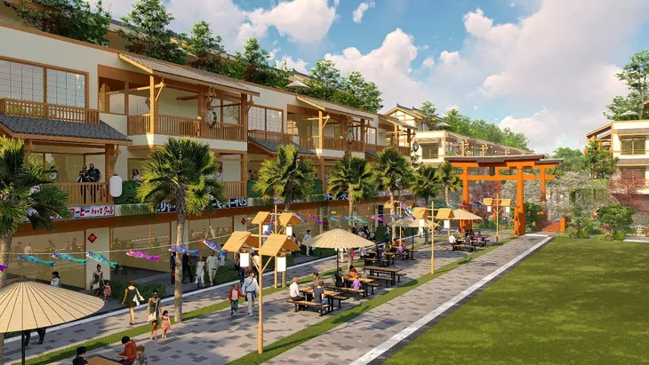 Tái hiện không gian văn hóa Nhật Bản tại phố đi bộ liền kề khoáng nóng - Ảnh 2. Tái hiện không gian văn hóa Nhật Bản tại phố đi bộ liền kề khoáng nóng - Ảnh 2.