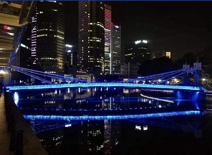 Singapore thắp sáng hơn 30 điểm du lịch nổi tiếng tri ân những người hùng COVID-19 - Ảnh 4. Singapore thắp sáng hơn 30 điểm du lịch nổi tiếng tri ân những người hùng COVID-19 - Ảnh 4.