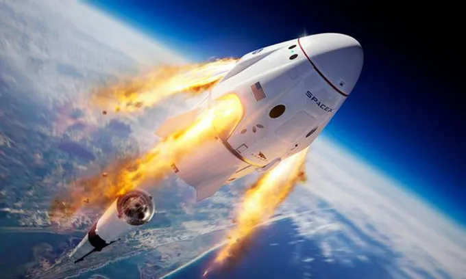 Tàu vũ trụ Crew Dragon hạ cánh xuống ISS sau 19 giờ bay - Ảnh 2. Tàu vũ trụ Crew Dragon hạ cánh xuống ISS sau 19 giờ bay - Ảnh 2.