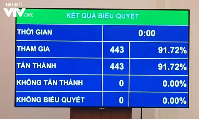 448/451 đại biểu Quốc hội tán thành Nghị quyết miễn nhiệm chức Phó Thủ tướng với ông Vương Đình Huệ - Ảnh 3.