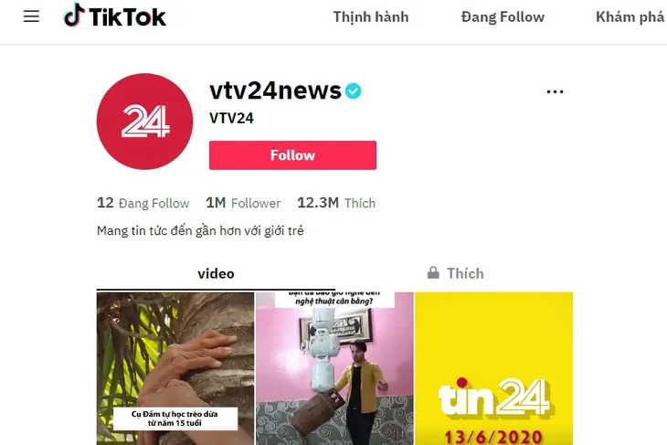 TikTok vtv24news - Vựa muối của VTV Digital cán mốc 1 triệu người theo dõi - Ảnh 3. TikTok vtv24news - Vựa muối của VTV Digital cán mốc 1 triệu người theo dõi - Ảnh 3.