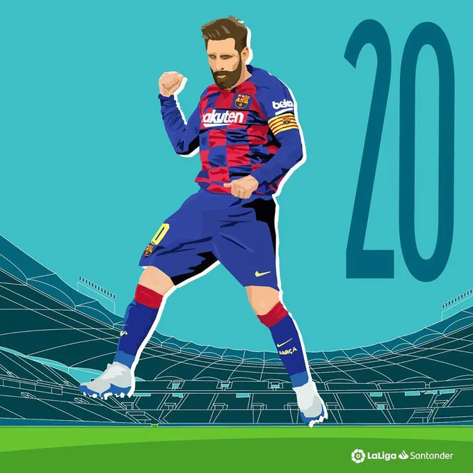 Messi lập kỷ lục chưa từng có trong ngày Barcelona trở lại La Liga - Ảnh 1. Messi lập kỷ lục chưa từng có trong ngày Barcelona trở lại La Liga - Ảnh 1.