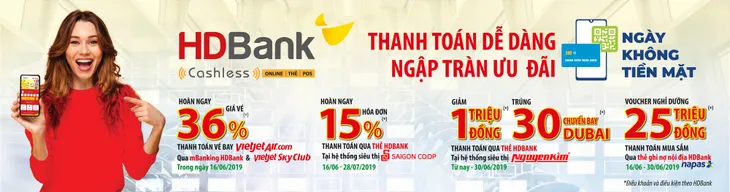 Ngày không tiền mặt 16/6: Những ưu đãi hấp dẫn không thể bỏ qua - Ảnh 2.