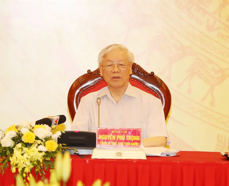 Tổng Bí thư, Chủ tịch nước dự, chỉ đạo hội nghị Đảng uỷ Công an Trung ương - Ảnh 1. Tổng Bí thư, Chủ tịch nước dự, chỉ đạo hội nghị Đảng uỷ Công an Trung ương - Ảnh 1.