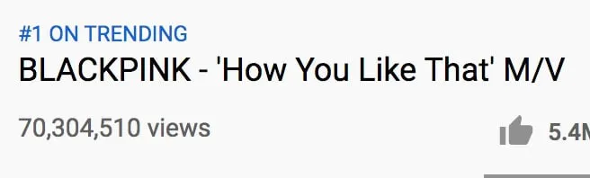 How You Like That của BLACKPINK vượt qua 70 triệu lượt xem - Ảnh 1. How You Like That của BLACKPINK vượt qua 70 triệu lượt xem - Ảnh 1.