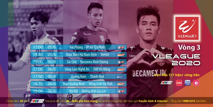 Xem trực tiếp vòng 3 V-League và giải Hạng Nhất Quốc gia 2020 trên VTVCab - Ảnh 1. Xem trực tiếp vòng 3 V-League và giải Hạng Nhất Quốc gia 2020 trên VTVCab - Ảnh 1.