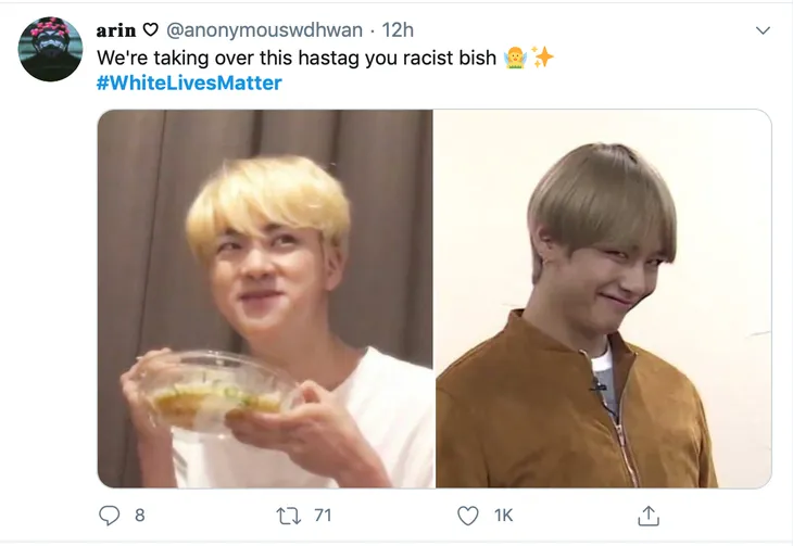 Fans K-POP chiếm lĩnh Hashtag #WhiteLivesMatter - Ảnh 3. Fans K-POP chiếm lĩnh Hashtag #WhiteLivesMatter - Ảnh 3.