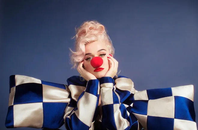 Katy Perry hóa chú hề, công bố album mới - Ảnh 2. Katy Perry hóa chú hề, công bố album mới - Ảnh 2.