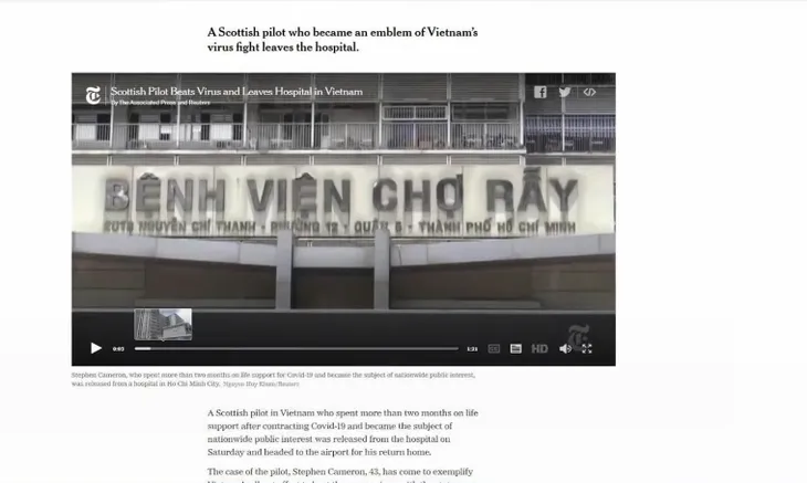 CDC Mỹ: Thật tuyệt vời khi Bệnh viện Chợ Rẫy là điểm sáng trên báo chí quốc tế! - Ảnh 1. CDC Mỹ: Thật tuyệt vời khi Bệnh viện Chợ Rẫy là điểm sáng trên báo chí quốc tế! - Ảnh 1.