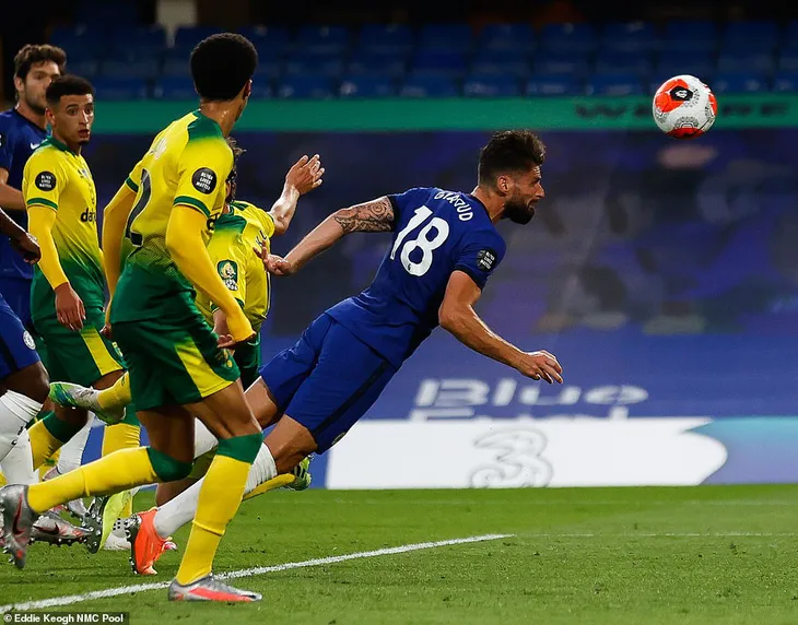 Chelsea 1-0 Norwich: Giroud tỏa sáng, Chelsea xây chắc vị trí thứ 3 - Ảnh 2. Chelsea 1-0 Norwich: Giroud tỏa sáng, Chelsea xây chắc vị trí thứ 3 - Ảnh 2.