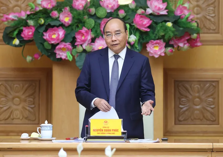 Thủ tướng Nguyễn Xuân Phúc: “Quyết tâm không để đổ gãy nền kinh tế, doanh nghiệp Việt Nam phá sản” - Ảnh 1. Thủ tướng Nguyễn Xuân Phúc: “Quyết tâm không để đổ gãy nền kinh tế, doanh nghiệp Việt Nam phá sản” - Ảnh 1.