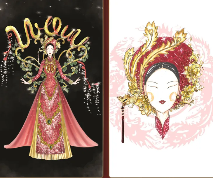 Lộ diện 8 thiết kế trang phục dân tộc cho Khánh Vân tại Miss Universe 2020 - Ảnh 4. Lộ diện 8 thiết kế trang phục dân tộc cho Khánh Vân tại Miss Universe 2020 - Ảnh 4.