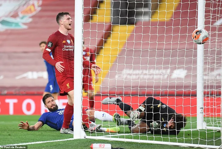Liverpool 5-3 Chelsea: Cơn mưa bàn thắng trên sân Anfield - Ảnh 2. Liverpool 5-3 Chelsea: Cơn mưa bàn thắng trên sân Anfield - Ảnh 2.