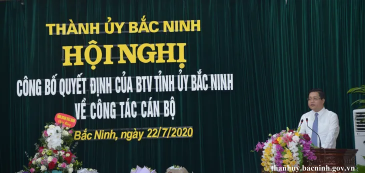 Thành phố Bắc Ninh có tân Bí thư Thành ủy sinh năm 1984 - Ảnh 1. Thành phố Bắc Ninh có tân Bí thư Thành ủy sinh năm 1984 - Ảnh 1.