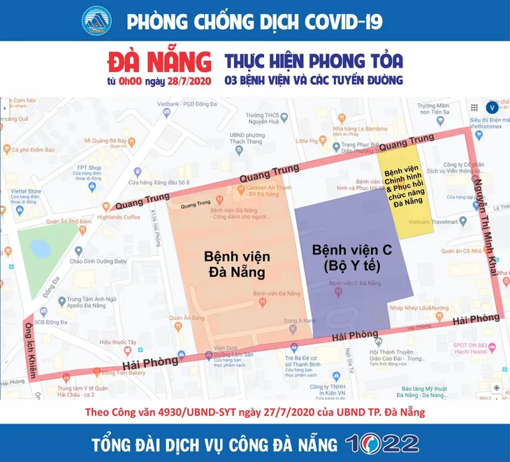 Đúng 0h ngày 28/7, Đà Nẵng bắt đầu thực hiện giãn cách xã hội trong vòng 15 ngày - Ảnh 5. Đúng 0h ngày 28/7, Đà Nẵng bắt đầu thực hiện giãn cách xã hội trong vòng 15 ngày - Ảnh 5.