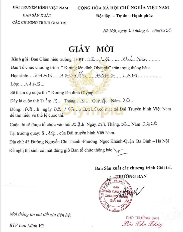 Đường lên đỉnh Olympia 2020 bất ngờ công khai trùm cuối là Hoa khôi - Ảnh 2. Đường lên đỉnh Olympia 2020 bất ngờ công khai trùm cuối là Hoa khôi - Ảnh 2.