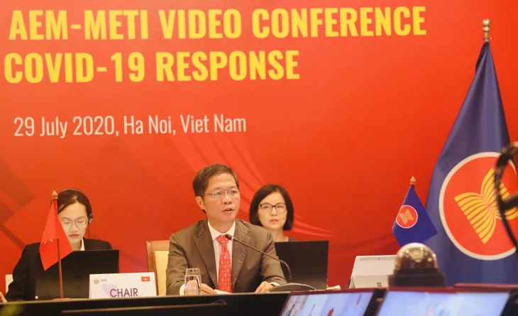 Hội nghị Bộ trưởng Kinh tế ASEAN - Nhật Bản thông qua kế hoạch hành động phục hồi kinh tế - Ảnh 1. Hội nghị Bộ trưởng Kinh tế ASEAN - Nhật Bản thông qua kế hoạch hành động phục hồi kinh tế - Ảnh 1.