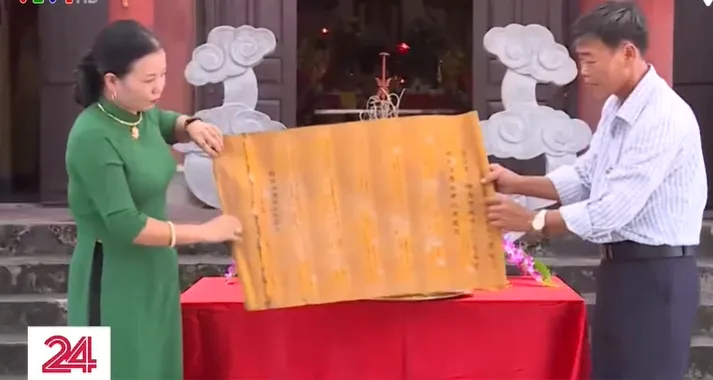Sắc phong bị đánh cắp và hành trình tìm lại “hồn làng“ - Ảnh 1. Sắc phong bị đánh cắp và hành trình tìm lại “hồn làng“ - Ảnh 1.