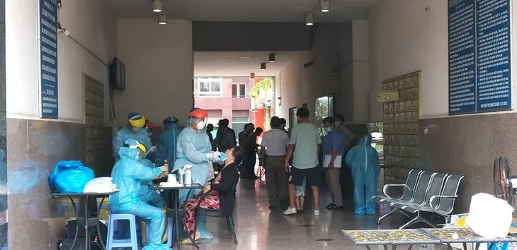 Phong tỏa 1 BLOCK chung cư Thái An 2 vì có ca nghi nhiễm COVID-19 - Ảnh 1. Phong tỏa 1 BLOCK chung cư Thái An 2 vì có ca nghi nhiễm COVID-19 - Ảnh 1.