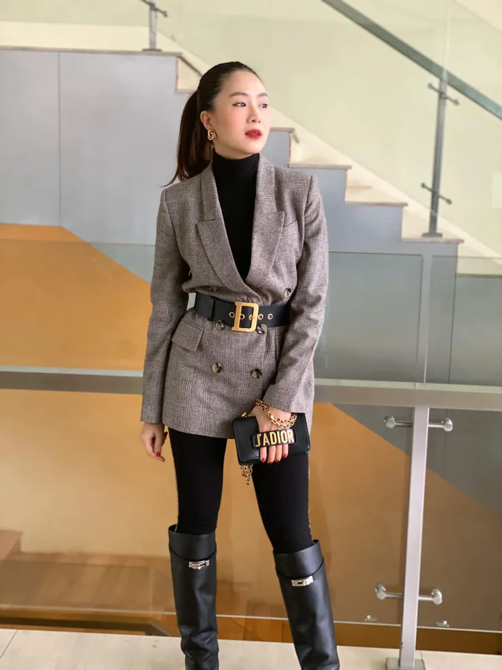 Hồng Diễm: Nguồn cảm hứng tuyệt vời cho những cô nàng công sở - Ảnh 9. Hồng Diễm: Nguồn cảm hứng tuyệt vời cho những cô nàng công sở - Ảnh 9.