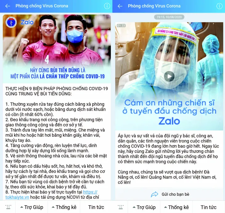 Người dùng Việt thay ảnh đại diện Zalo tri ân tuyến đầu chống dịch COVID-19 - Ảnh 2. Người dùng Việt thay ảnh đại diện Zalo tri ân tuyến đầu chống dịch COVID-19 - Ảnh 2.