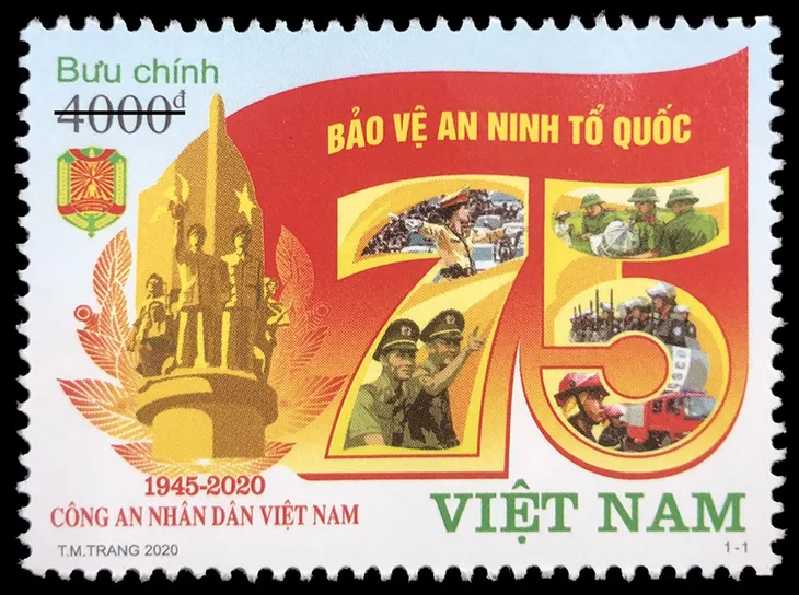 Phát hành bộ tem “Công an nhân dân Việt Nam” - Ảnh 1. Phát hành bộ tem “Công an nhân dân Việt Nam” - Ảnh 1.