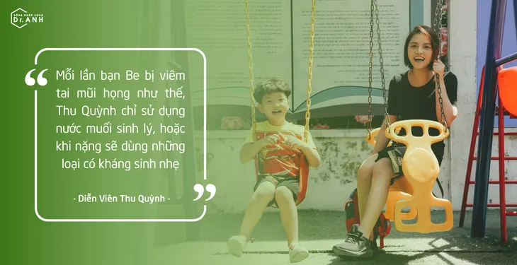 Diễn viên Thu Quỳnh đã làm gì khi con bị bệnh đường hô hấp? - Ảnh 1. Diễn viên Thu Quỳnh đã làm gì khi con bị bệnh đường hô hấp? - Ảnh 1.
