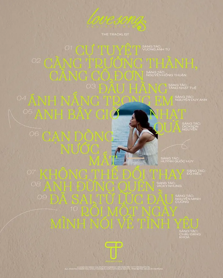 Album Love Songs Collection 4 của Hồ Ngọc Hà chính thức lên kệ - Ảnh 2. Album Love Songs Collection 4 của Hồ Ngọc Hà chính thức lên kệ - Ảnh 2.