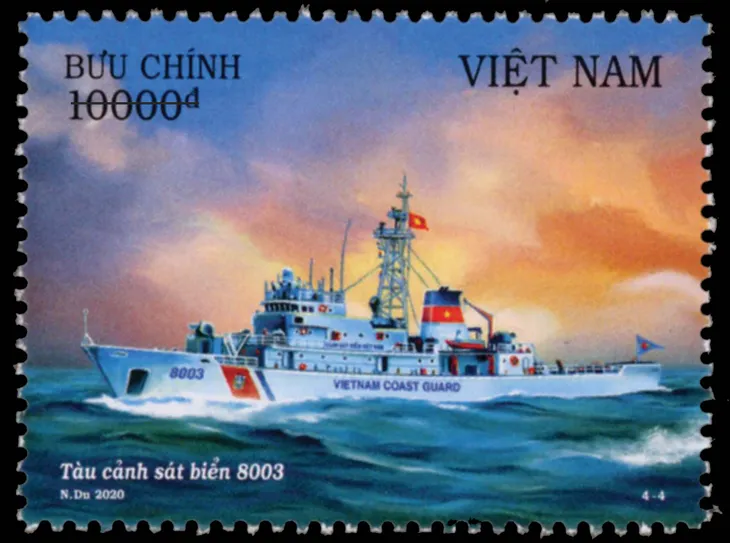 Giới thiệu bộ tem Biển, đảo Việt Nam (bộ 2): Tàu Cảnh sát biển Việt Nam - Ảnh 4. Giới thiệu bộ tem Biển, đảo Việt Nam (bộ 2): Tàu Cảnh sát biển Việt Nam - Ảnh 4.