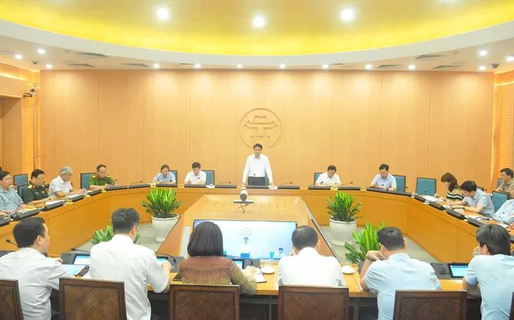 Chủ tịch Hà Nội: Chạy đua với thời gian, bình tĩnh xử lý dứt điểm từng điểm dịch - Ảnh 1. Chủ tịch Hà Nội: Chạy đua với thời gian, bình tĩnh xử lý dứt điểm từng điểm dịch - Ảnh 1.