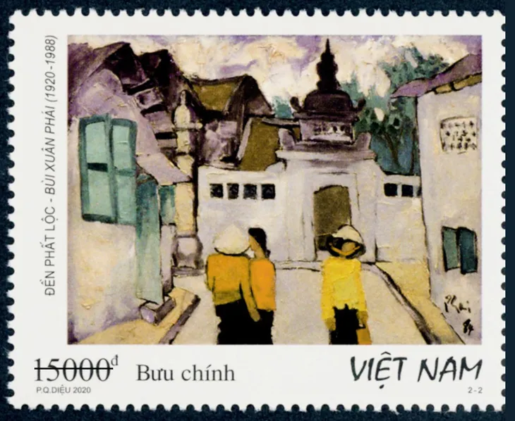 Phát hành bộ tem kỷ niệm 100 năm ngày sinh họa sỹ Bùi Xuân Phái - Ảnh 2. Phát hành bộ tem kỷ niệm 100 năm ngày sinh họa sỹ Bùi Xuân Phái - Ảnh 2.