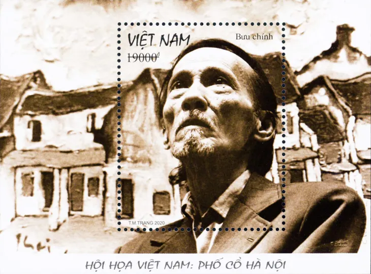 Phát hành bộ tem kỷ niệm 100 năm ngày sinh họa sỹ Bùi Xuân Phái - Ảnh 3. Phát hành bộ tem kỷ niệm 100 năm ngày sinh họa sỹ Bùi Xuân Phái - Ảnh 3.