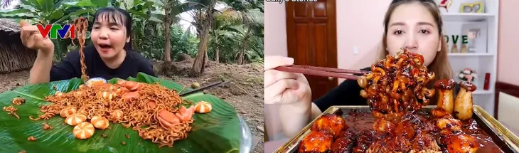 Béo phì, tử vong, lãng phí đồ ăn từ trào lưu Mukbang trên mạng xã hội - Ảnh 1. Béo phì, tử vong, lãng phí đồ ăn từ trào lưu Mukbang trên mạng xã hội - Ảnh 1.