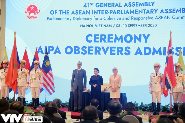 Bế mạc Đại hội đồng AIPA 41 tại Việt Nam, chuyển giao vai trò Chủ tịch cho Brunei - Ảnh 4. Bế mạc Đại hội đồng AIPA 41 tại Việt Nam, chuyển giao vai trò Chủ tịch cho Brunei - Ảnh 4.